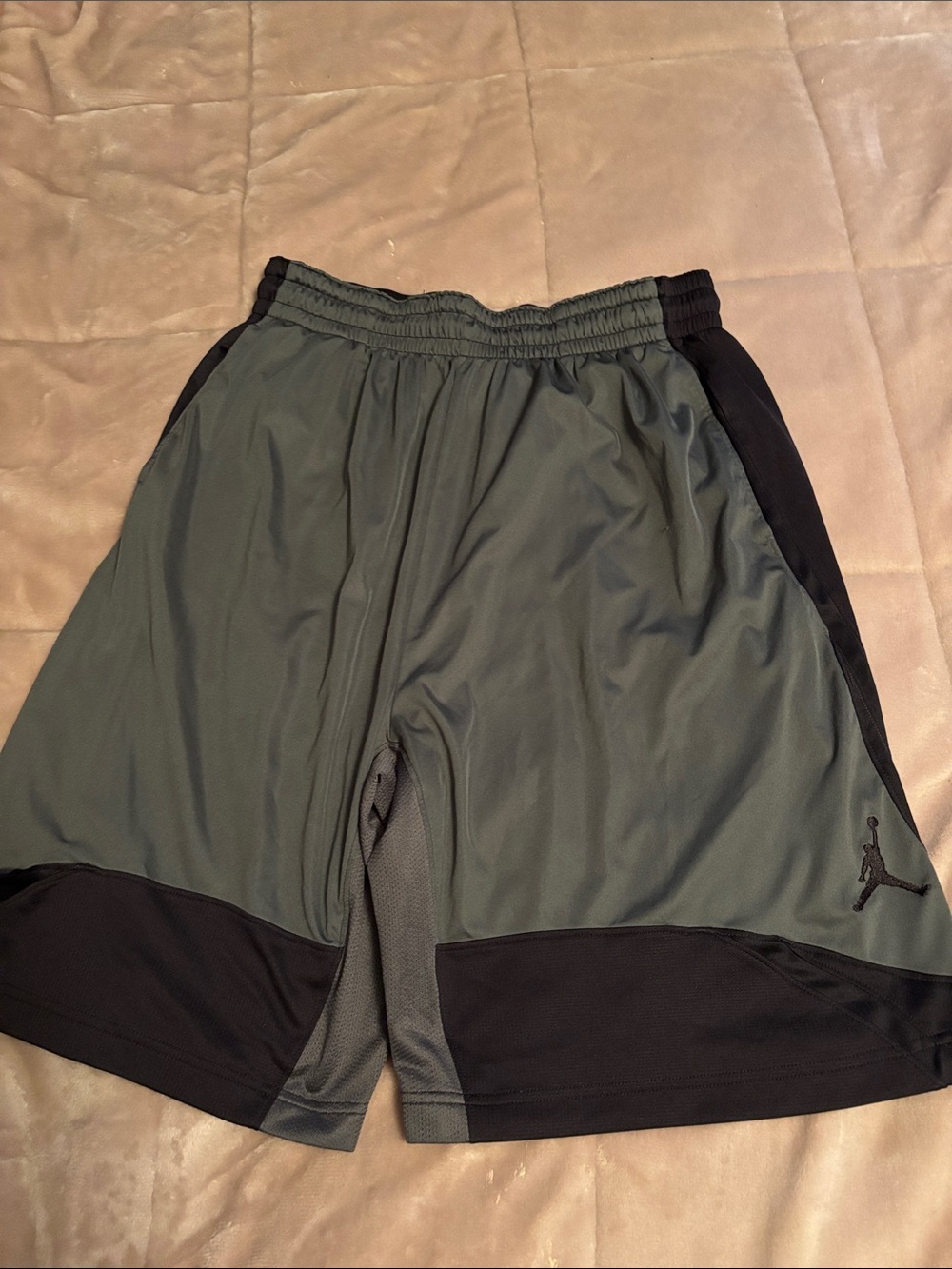 Jordan gray & Black Athletic Shorts